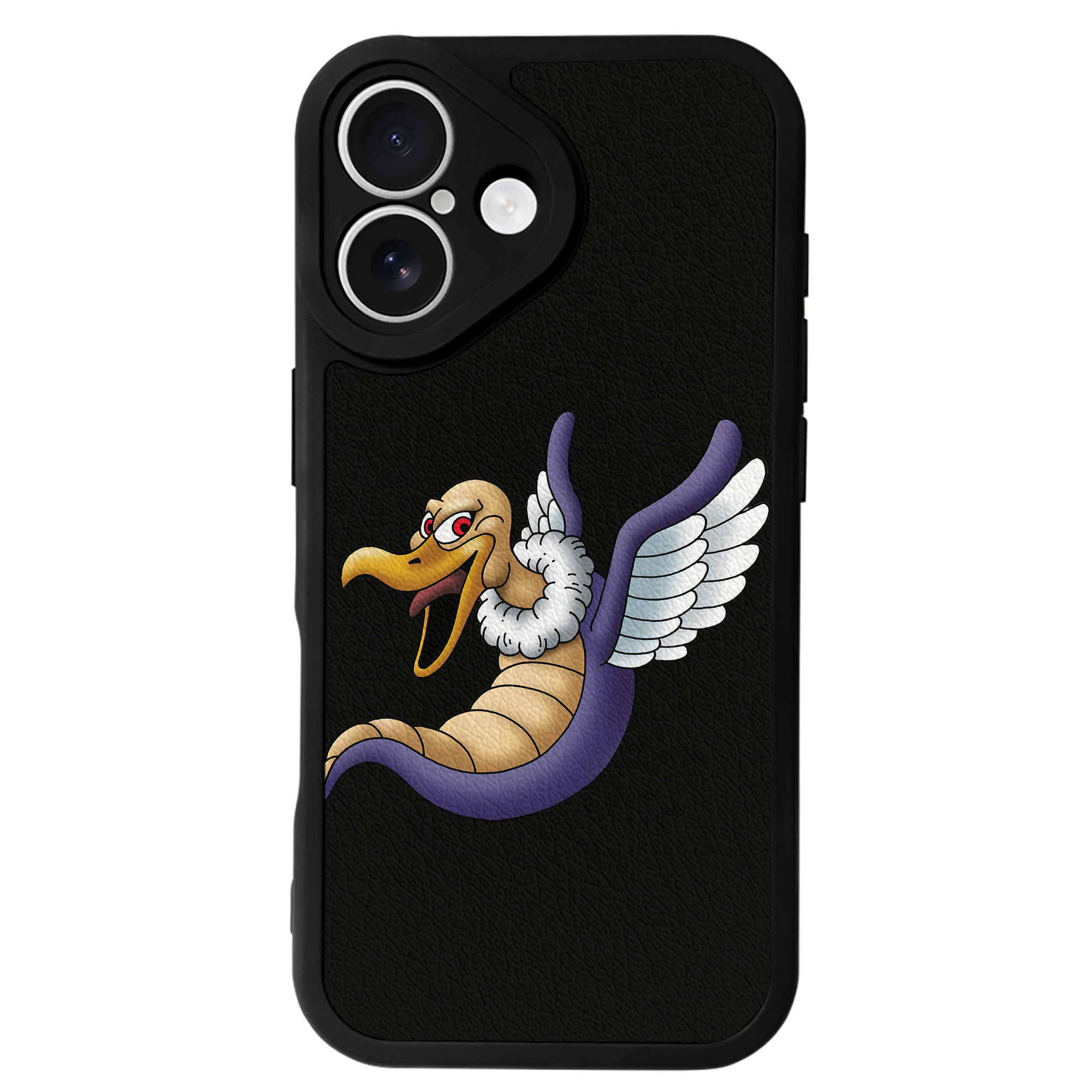 （画像用） ドラゴンクエスト Doragon Kuesuto Dragon Quest 【iPhone 16シリーズ対応】シリコンスマホケース（レザー調） 材質：シリコン